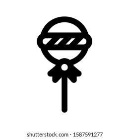 lollipop icon isolated sign symbol vector illustration - high quality black style vector icons
