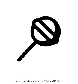 lollipop icon isolated sign symbol vector illustration - high quality black style vector icons
