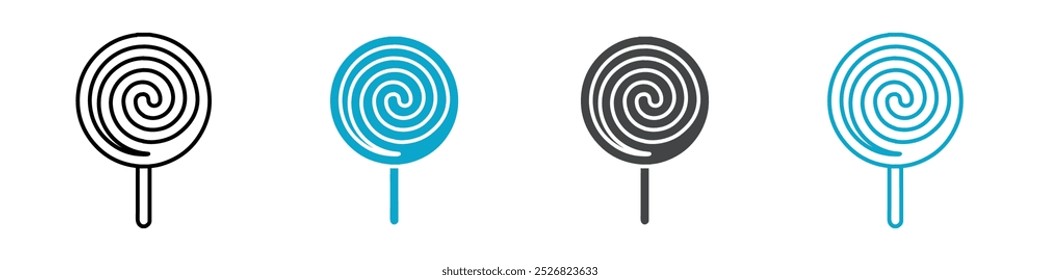 lollipop icon isolated vector illustration