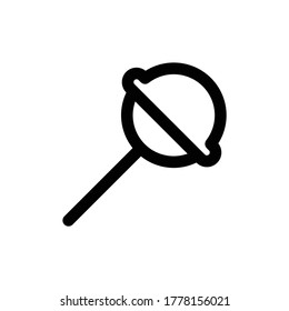 Lollipop Icon Logo Template Vector Design Illustration