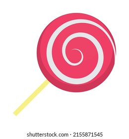icono de lollipop en fondo blanco