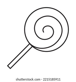 lollipop icon on white background