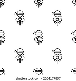 patrón de icono de lollipop. Patrón lollipop sin foco sobre fondo blanco.