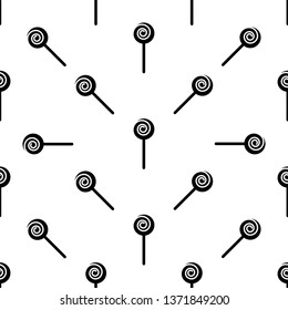 Lollipop Icon Seamless Pattern, Lollipop Vector Art Illustration
