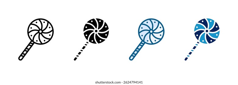 Lollipop Icon Set Multiple Style Collection
