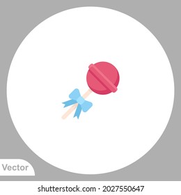 Lollipop icon sign vector,Symbol, logo illustration for web and mobile