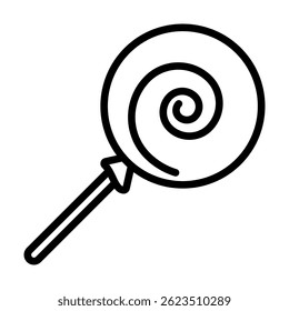 Lollipop Icon for Sweet Birthday Gifts and Festive Celebrations