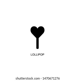 lollipop icon vector black design