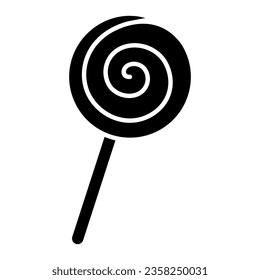 Lollipop icon vector. Candy illustration sign. Sweets symbol or logo.