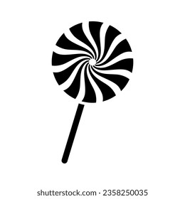 Lollipop icon vector. Candy illustration sign. Sweets symbol or logo.