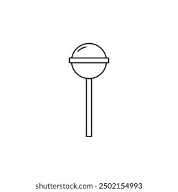 Lollipop icon vector. Candy illustration sign. Sweets symbol or logo.