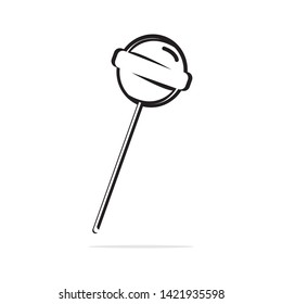 Lollipop icon. Vector concept illustration for design.