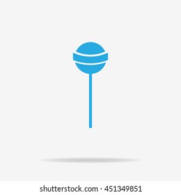 Lollipop icon. Vector concept illustration for design.