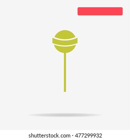 Lollipop icon. Vector concept illustration for design.