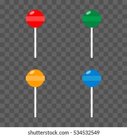 Lollipop, icon. Vector illustration