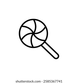 lollipop icon Vector illustration in black