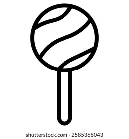 lollipop icon Vector illustration in black