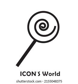 Lollipop icon . Vector illustration eps10