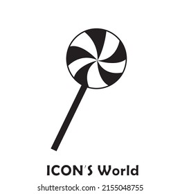 Lollipop icon . Vector illustration eps10