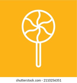 Lollipop icon vector image. Can also be used for Physical Fitness. Suitable for mobile apps, web apps and print media.