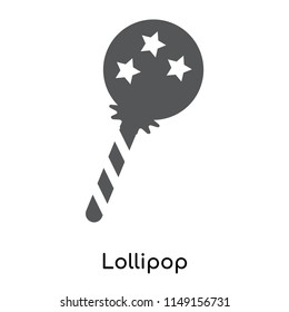 Lollipop icon vector isolated on white background for your web and mobile app design, Lollipop logo concept