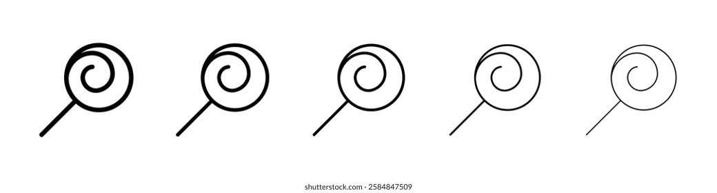 Lollipop icon Vector logo sign