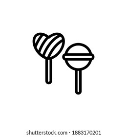 Lollipop icon in vector. Logotype