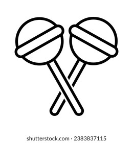 Vector de ícono de Lollipop en el diseño de moda