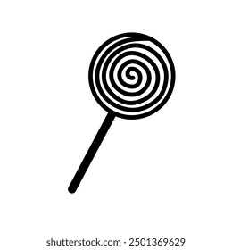 lollipop icon vector with simple design. candy icon