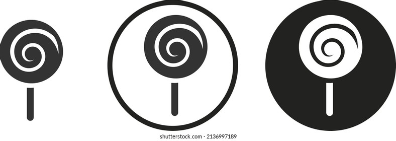 Lollipop icon . web icon set .vector illustration