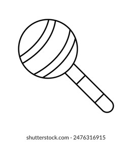 Icono de lollipop con fondo blanco Vector ilustración de stock