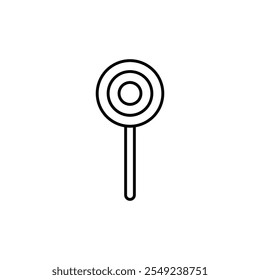 Lollipop icon,sweet and sugary in taste