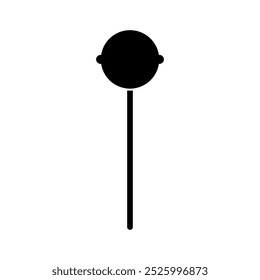 Lollipop illustrated in vector on background