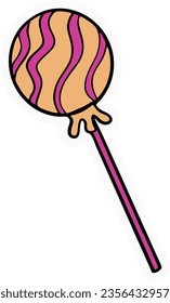 lollipop aislado en fondo blanco