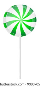 Lollipop isolated on white background. Vector illustration.