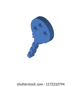 Lollipop isometric left top view 3D icon
