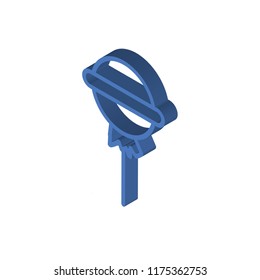 Lollipop isometric left top view 3D icon