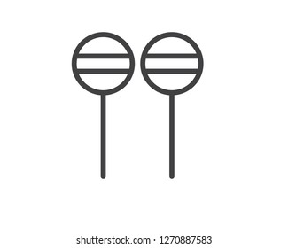lollipop line icon illustration vector,lollipop line icon illustration design