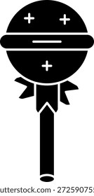 Design de ícone de vetor de linha de pirulito