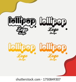 Lollipop Logo Design, 4-Color Illustration Design