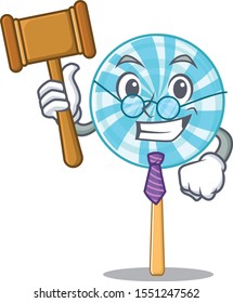 lollipop in a mascot candy basket judge