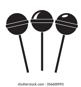 Lollipop minimal vector icon