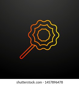 Lollipop nolan icon. Elements of fast food set. Simple icon for websites, web design, mobile app, info graphics