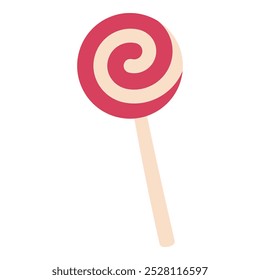 Lollipop. On a white background