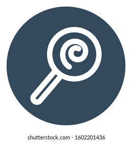 
Lollipop Outline bold Vector Icon which can be easily modified or Edited
