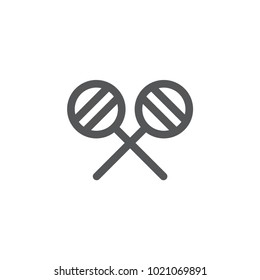 lollipop outline icon