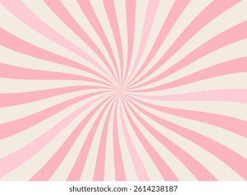 Lollipop pattern. Abstract striped pattern. Pop art background. Pink candy background. Whirlpool background. Twisted background. Swirl pattern. 