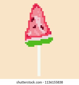Lollipop in pixel art