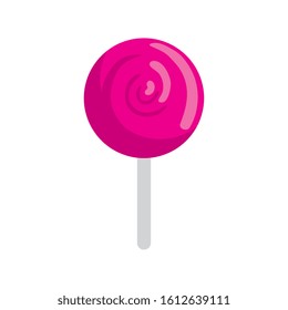 lollipop round retro isolated icon vector illustration design