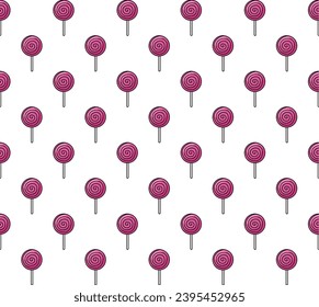 Lollipop Seamless Pattern. Lollipop pattern background. Candy pattern background. sweet candy pattern background. bonbon, candy kids food, lollipop.